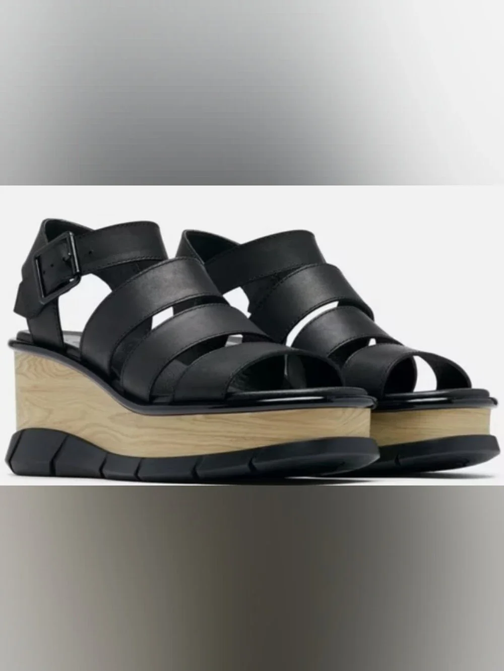 Sorel Women's Joanie™ III Ankle Strap Wedge Sandals Size 9 Used Exc